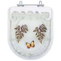 Tampa de Vaso Sanitário Decorado Smart Branco para bacia Celite Tampa de Vaso Sanitário Decorado Smart Branco para bacia Celite