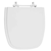 Tampa de Vaso Sanitário Poliéster Fit Cinza Prata Para Louça Celite