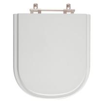 Tampa de Vaso Sanitário Poliéster Flox Cinza Claro Para Louça Fiori