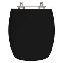Tampa de Vaso Sanitário Poliéster Primula Plus Preto para bacia Fiori Tampa de Vaso Sanitário Poliéster Primula Plus Preto para bacia Fiori