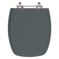 Tampa de Vaso Sanitário Primula Plus Cinza Escuro para bacia Fiori