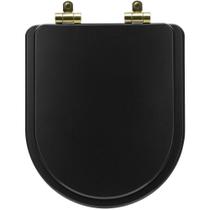 Tampa de Vaso Soft Close Smart Onix Para Celite Ferr Dourada Tampa de Vaso Soft Close Smart Onix Para Celite Ferr Dourada