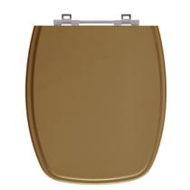 Tampa de Vaso Stylus Caramelo Claro Tampa para Vaso Celite de Madeira Laqueada