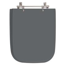 Tampa de Vaso Tivoli Cinza Escuro para Louça Ideal Standard Tampa de Vaso Tivoli Cinza Escuro para Louça Ideal Standard