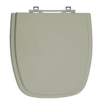 Tampa de Vaso Versato Cinza Pérola Tampa para Vaso Celite em Madeira Laqueada