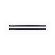 Tampa de ventilação AC BUILDMART Difusor padrão branco moderno 16x4 Tampa de ventilação AC BUILDMART Difusor padrão branco moderno 16x4