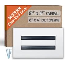 Tampa de ventilação AC FA-STAR Clean Modern 20 x 10 cm de alumínio