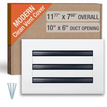Tampa de ventilação AC FA-STAR Clean Modern 25 x 15 cm de alumínio
