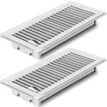 Tampa de ventilação de metal pesado Floor Register DGB 4x10" x2 Tampa de ventilação de metal pesado Floor Register DGB 4x10" x2
