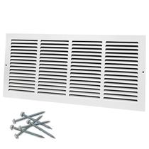 Tampa de ventilação de retorno de ar Howeall 24x10cm Aço Branco