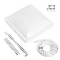 Tampa de ventilação de telhado Make It Mount Universal 14 para reboques de RV