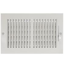 Tampa de ventilação EZ-FLO, abertura de duto branca de 10 x 6 polegadas Tampa de ventilação EZ-FLO, abertura de duto branca de 10 x 6 polegadas