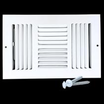 Tampa de ventilação Sierra Grates 14 x 4 polegadas (abertura do duto) branca Tampa de ventilação Sierra Grates 14 x 4 polegadas (abertura do duto) branca