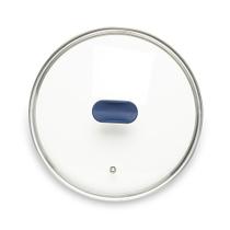 Tampa de Vidro Ichef Polishop Shark Series 16cm Azul