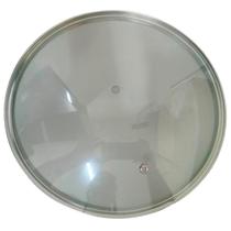 Tampa De Vidro Nº18 Com Furo Para Panela Frigideira Caçarola Tampa De Vidro Nº18 Com Furo Para Panela Frigideira Caçarola