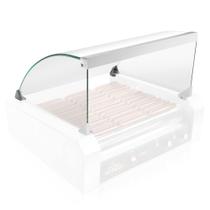 Tampa de Vidro OLDE MIDWAY para Grill de Salsicha 11 Rolos Tampa de Vidro OLDE MIDWAY para Grill de Salsicha 11 Rolos