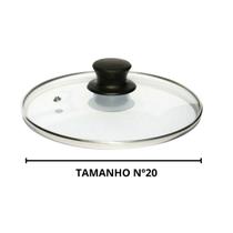 Tampa de vidro para panela com pomel puxador UNIDADE tamanho 16 18 20 22 24 26 28 30