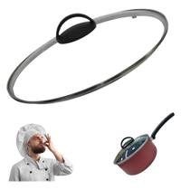 Tampa de Vidro Temperado Avulsa 28Cm Bule Frigideira Caçarola Premium Para Tampar os Alimentos - RL Tampa de Vidro Temperado Avulsa 28Cm Bule Frigideira Caçarola Premium Para Tampar os Alimentos - RL