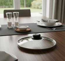 Tampa de vidro temperado avulsa para panela caçarola frigideira 18 cm