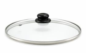 Tampa de vidro temperado avulsa para panela caçarola frigideira 24 cm Tampa de vidro temperado avulsa para panela caçarola frigideira 24 cm