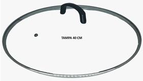 Tampa De Vidro Temperado N40 - Para Panela 40cm Premium