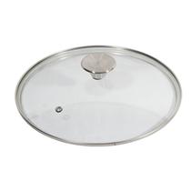 Tampa de Vidro Temperado Panela N32 Com Pomel Inox
