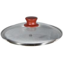 Tampa de Vidro Temperado Pomel Vermelho Baquelite Panela N34