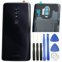Tampa de vidro traseira do telefone ubrokeifixit OnePlus 6T 6.41" Mirror Black