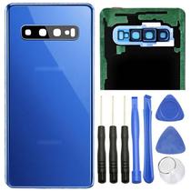 Tampa de vidro traseira ubrokeifixit Galaxy S10 com lente de câmera azul Tampa de vidro traseira ubrokeifixit Galaxy S10 com lente de câmera azul