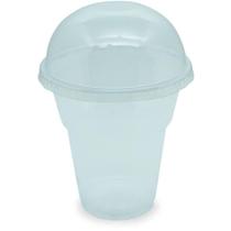 Tampa Descartavel P/COPO Tampa Bolha TR.400/500ML - Prafesta