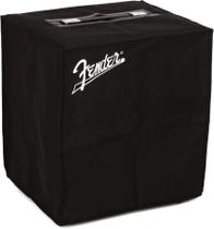 Tampa do amplificador Fender Rumble 100% poliéster preto Tampa do amplificador Fender Rumble 100% poliéster preto