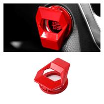 Tampa do botão de partida/parada do motor do carro GLSOWEE Zinc Alloy Red Tampa do botão de partida/parada do motor do carro GLSOWEE Zinc Alloy Red