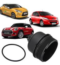 Tampa do filtro de óleo citroen c3 c4 ds3 ds4 ds5 peugeot 207 208 2008 3008 mini 2005 á 2021 copo ba Tampa do filtro de óleo citroen c3 c4 ds3 ds4 ds5 peugeot 207 208 2008 3008 mini 2005 á 2021 copo ba