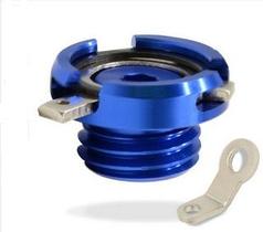 Tampa do oleo aluminio c/trava azul m27 evolution