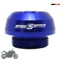 Tampa do Óleo Moto Kawasaki Z1000 Azul Speed Style