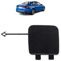 Tampa do Reboque Parachoque Traseiro A4 2016 2017 2018 Preto Liso