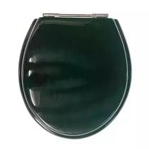 Tampa do Vaso Convencional Oval Liso Bicolor Verde Bandeira c Branco Tampa do Vaso Convencional Oval Liso Bicolor Verde Bandeira c Branco