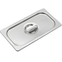 Tampa em Aço Inox para Cuba Gastronômica P 1/9 Resistência Profissional Buffet Restaurante - Ke Home