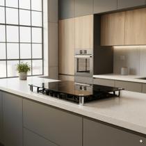 Tampa em Vidro para Cooktop Atlas 5 Bocas Agile Up / Suggar / Fischer Fit Line