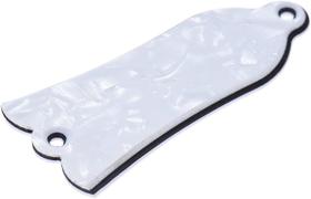 Tampa escudo p/ tensor de guitarra les paul gibson white pearl 1665 Tampa escudo p/ tensor de guitarra les paul gibson white pearl 1665