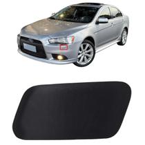 Tampa Esguicho Limpador Farol Esquerdo Lancer 2010 2011 2012 2013 2014 2015 Motorista Lavador Brucutu Moldura Acabamento