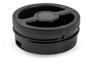 Tampa Exclusiva Garrafa Térmica Wood Fashion Preta Termopro