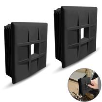 Tampa final do plugue de pára-choque de RV, 4 pára-choques quadrados de RV (pacote com 2) TongAss