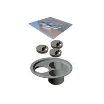 Tampa Grelha Inox 15x15- Polido Premium - Simmetria