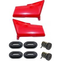 Tampa Lateral Cg 125 83 Á 85 Vermelho, Borracha, Pino Trava Tampa Lateral Cg 125 83 Á 85 Vermelho, Borracha, Pino Trava