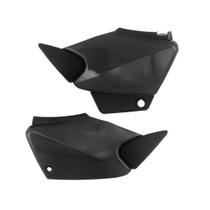 Tampa Lateral CG Fan 125 2004 à 2008 Cinza Serranos Pro Tork