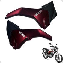 Tampa Lateral Cg Titan 150 Modelo 2014 / 2014 Par Completa Lado Filtro / Bateria