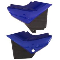 Tampa Lateral Cromo Forte Moto Yamaha YBR 125 2000 À 2008 (Par)