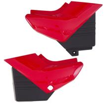 Tampa Lateral Cromo Forte Moto Yamaha YBR 125 2000 À 2008 (Par)