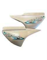 Tampa lateral honda cg150 titan esd 2007 prata c/faixa